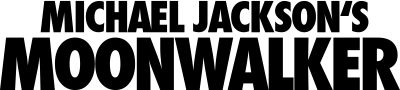 Michael Jackson's Moonwalker logo for Sega Master System